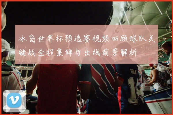 冰岛世界杯预选赛视频回顾球队关键战全程集锦与出线前景解析
