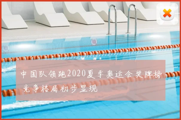 中国队领跑2020夏季奥运会奖牌榜 竞争格局初步显现